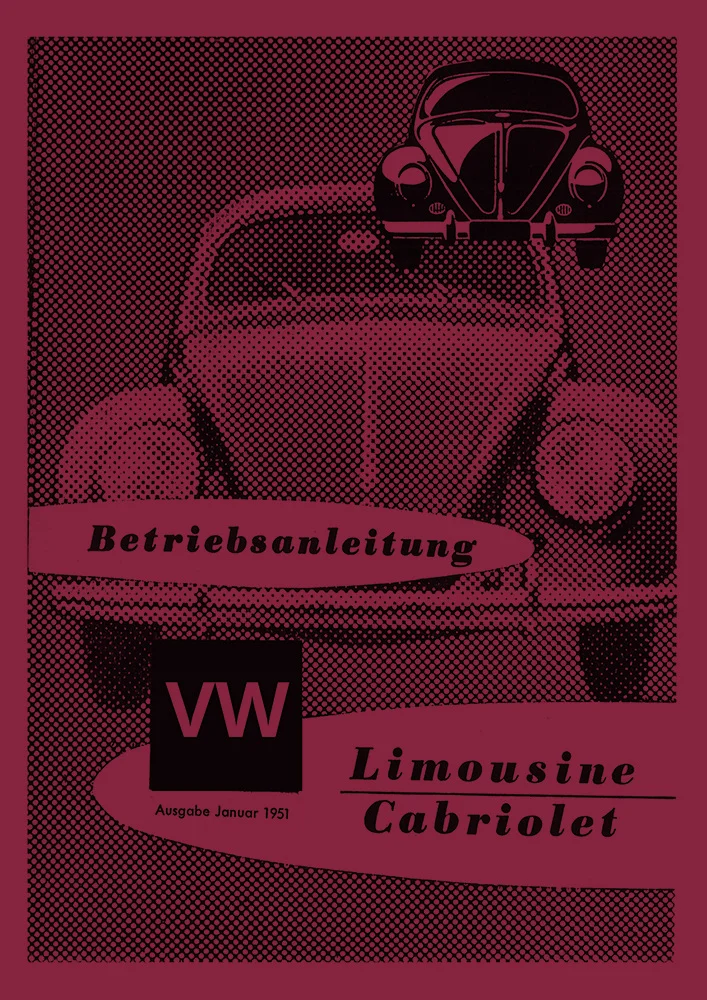 VW Käfer 1200 Operating Instructions Manual Operating Instructions