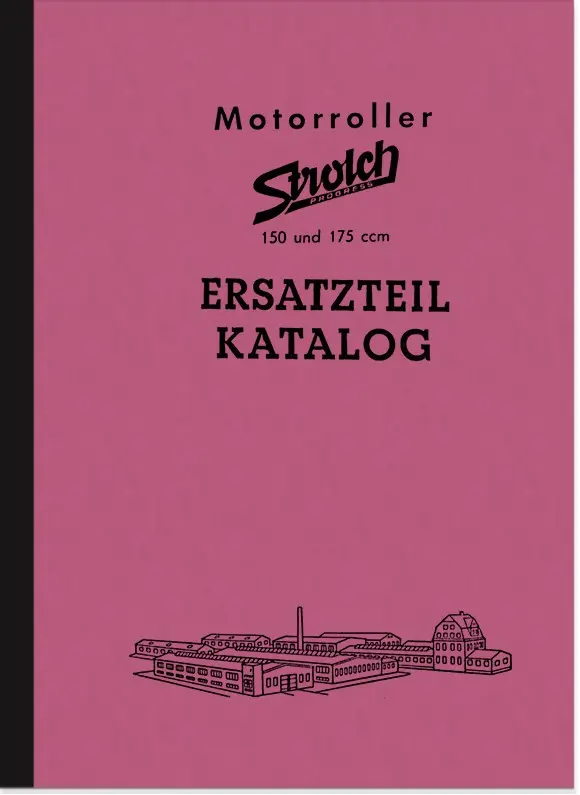 Progress Strolch 150 175 cc scooter spare parts list parts catalog spare parts catalog