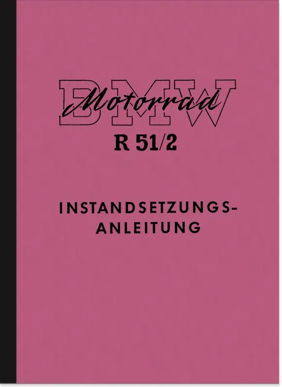 BMW R 51/2 repair manual assembly manual workshop manual repair