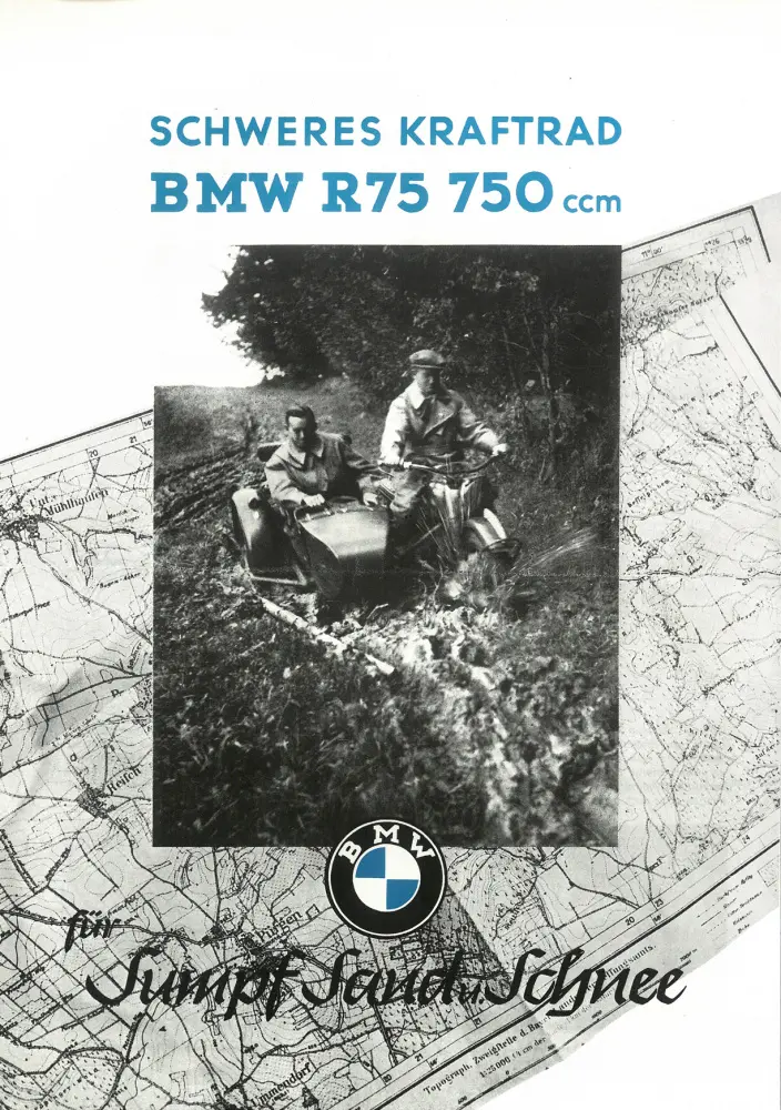BMW R 75 Wehrmachtsgespann Sales Brochure
