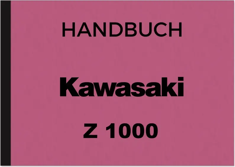 Kawasaki Z 1000 Bedienungsanleitung