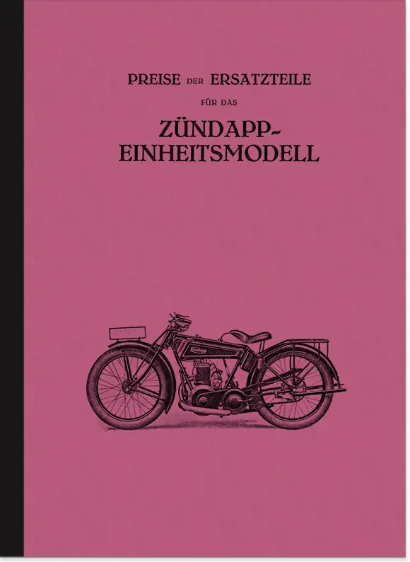 Zündapp Einheitsmodell EM 250 und EM300 Ersatzteilliste