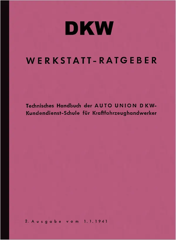 DKW workshop guide 1941 (repair instructions)