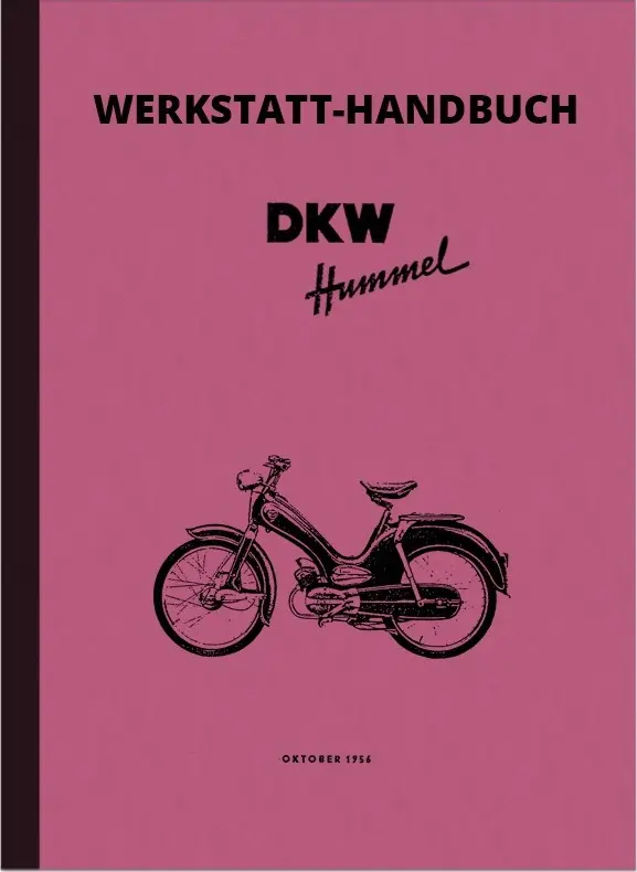DKW Hummel 1 Moped Reparaturanleitung Werkstatthandbuch