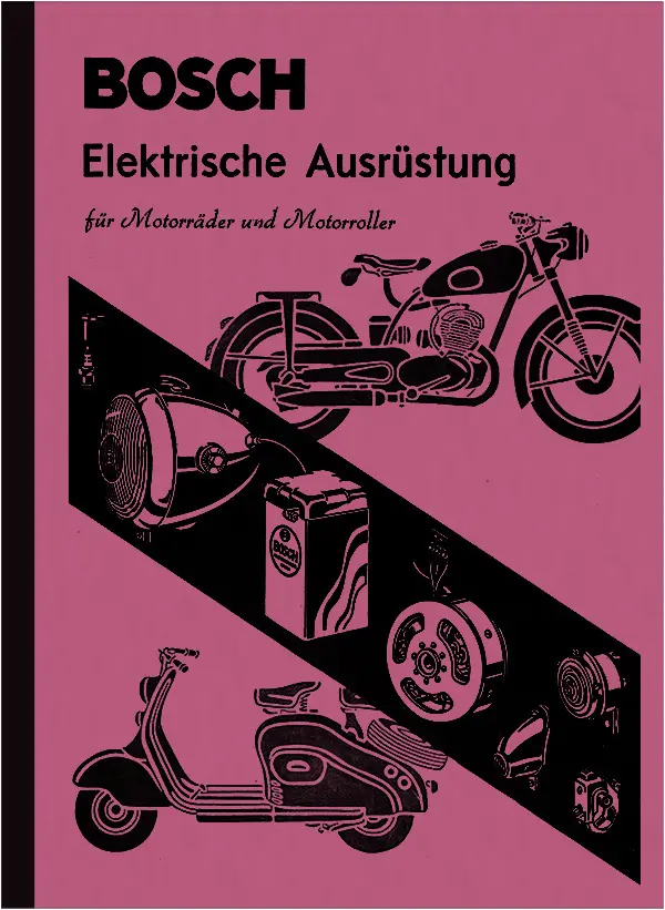 Bosch Elektrische Ausrüstung für Motorräder, Motorroller und Batterie-Lichtzünder