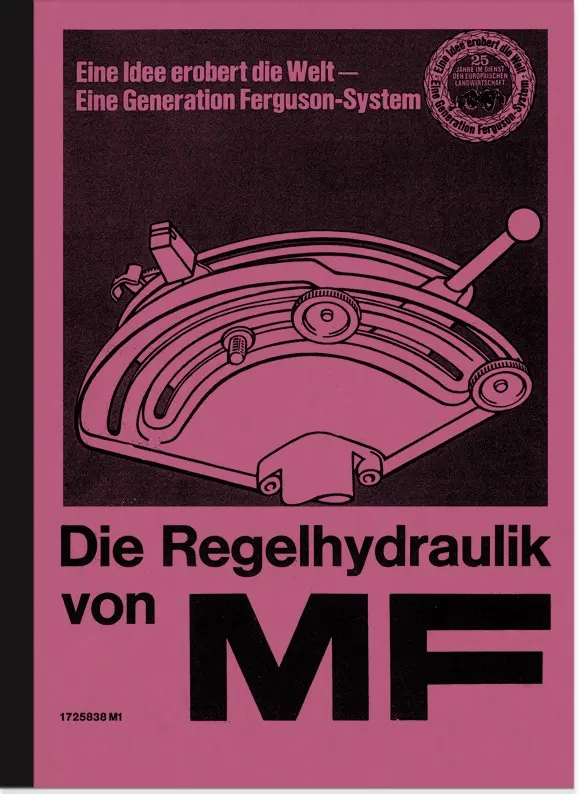 Massey Ferguson MF Regelhydraulik MF 595/595A Bedienungsanleitung