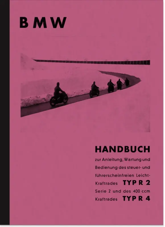 BMW R2 and R4 Series 2 Operating Instructions Manual Manual