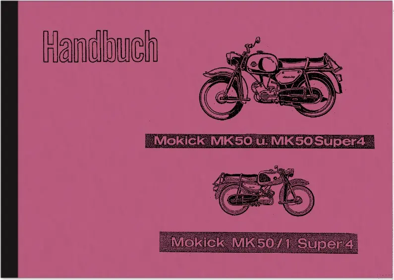 Hercules MK 50 MK 50/1 Super 4 Bedienungsanleitung MK50
