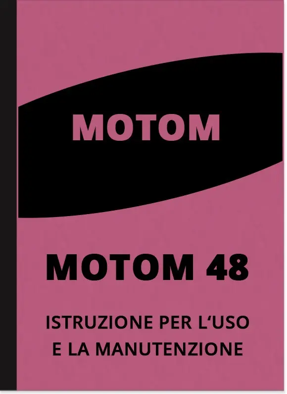 Motom 48 ccm 4-Takt Mofa Moped Bedienungsanleitung