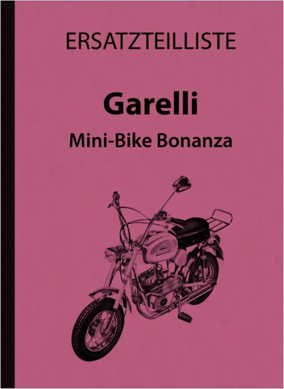 Garelli Bonanza Mini-Bike Ersatzteilliste