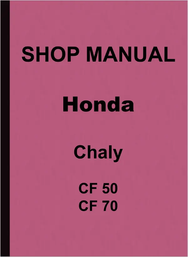 Honda CF 50/ CF 70 Ausgabe 1973 Reparaturanleitung