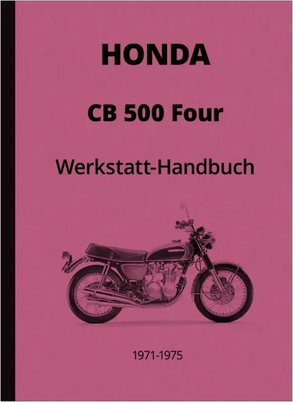 Honda CB 500 F Four CB500 1971-1975 Repair manual Workshop manual