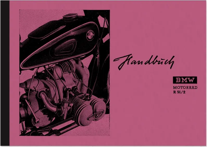 BMW R 51/2 Operating Instructions Manual Manual
