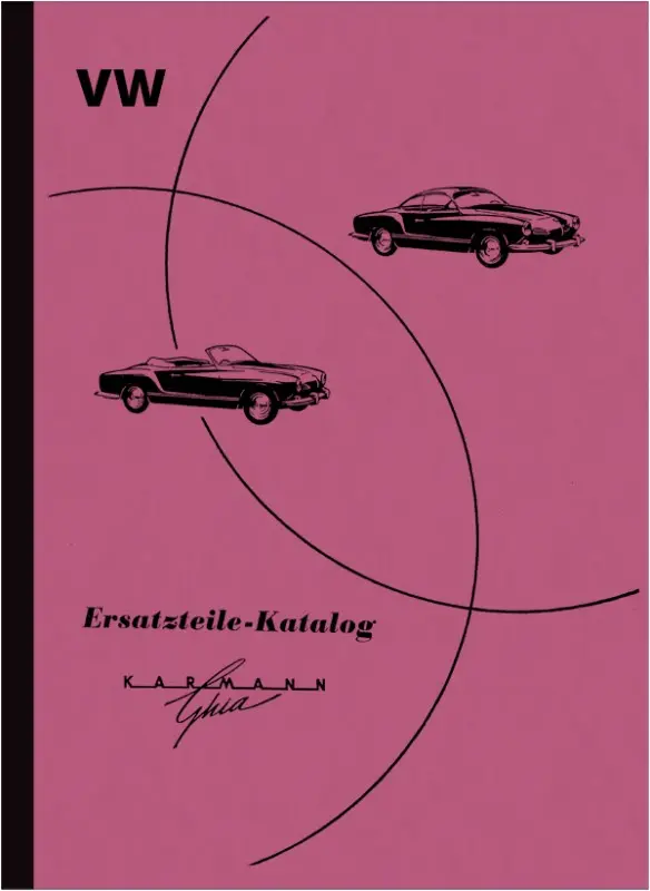 VW Karmann Ghia ab 1955 Typ 14 Ersatzteilliste