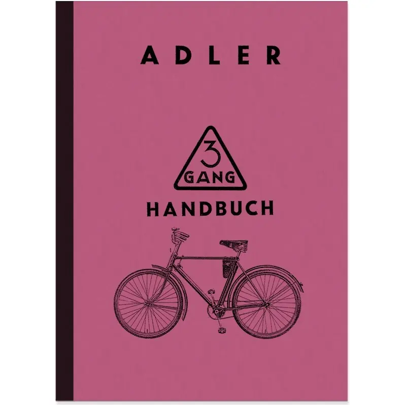 Adler Fahrrad 3-Gang 1935 Reparaturanleitung Bedienungsanleitung
