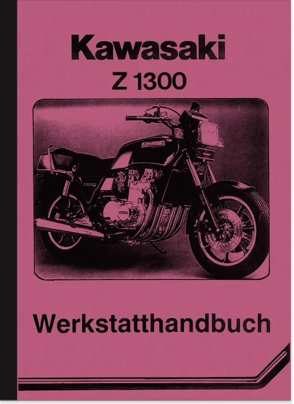 Kawasaki Z 1300 Reparaturanleitung Werkstatthandbuch