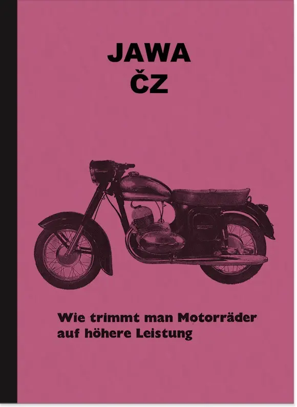 Jawa CZ 'How to trim motorcycles' 125 175 250 tuning manual description
