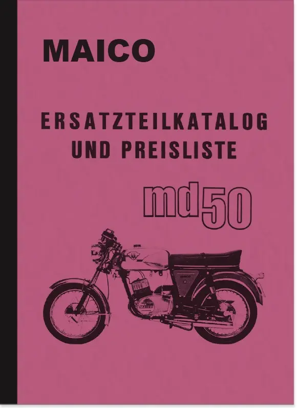Maico MD 50 MD50 Ersatzteilliste