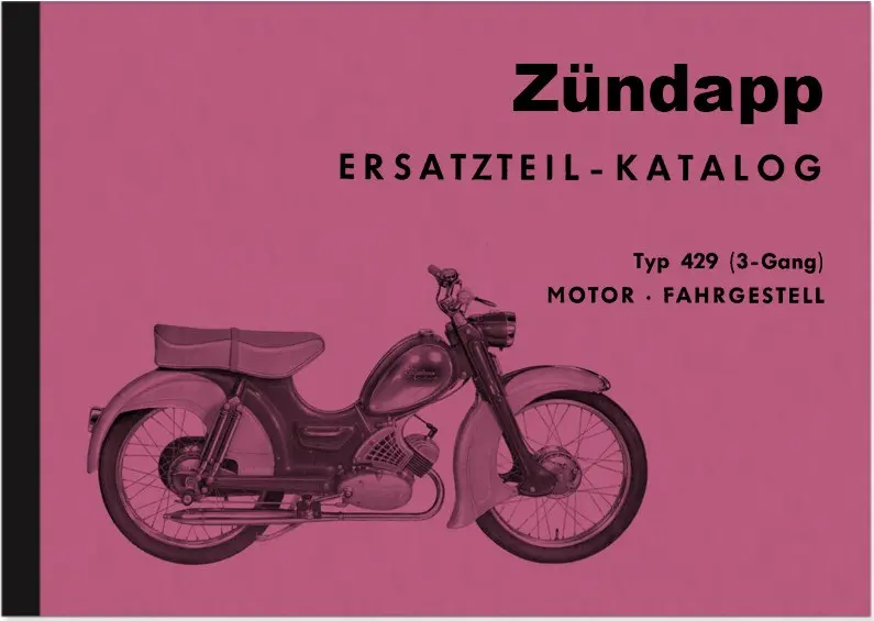 Zündapp Super Combinette Typ 429 Ersatzteilliste