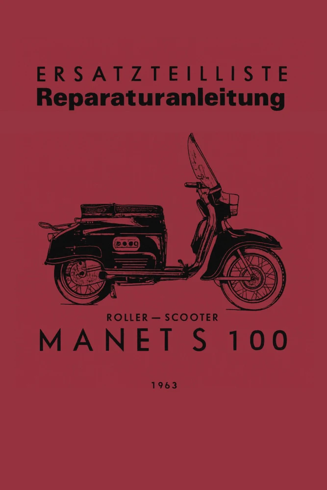 Manet S100 repair instructions and spare parts list catalog