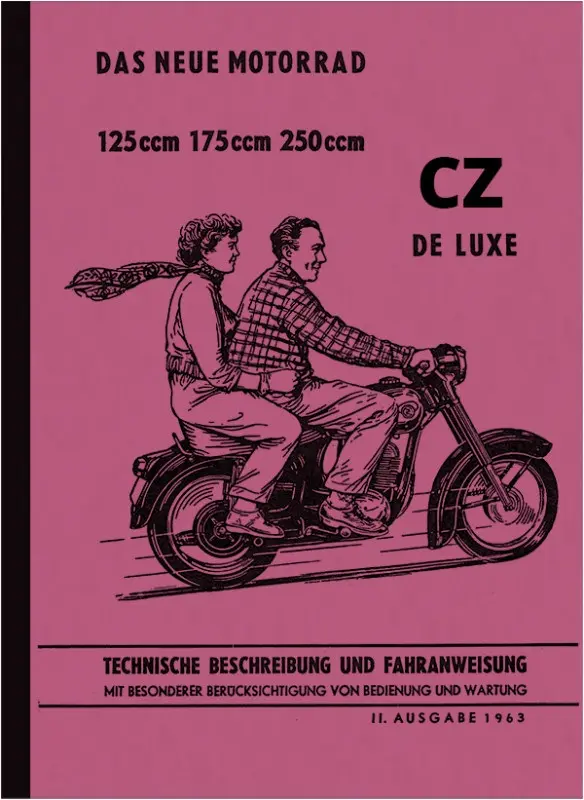 CZ 125 175 250 ccm 453/05 450/05 455/05 Description Operating Manual Operating Manual