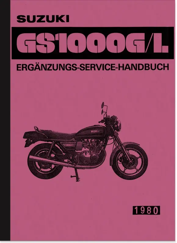 Suzuki GS 1000 G/L, GLT, GT repair manual