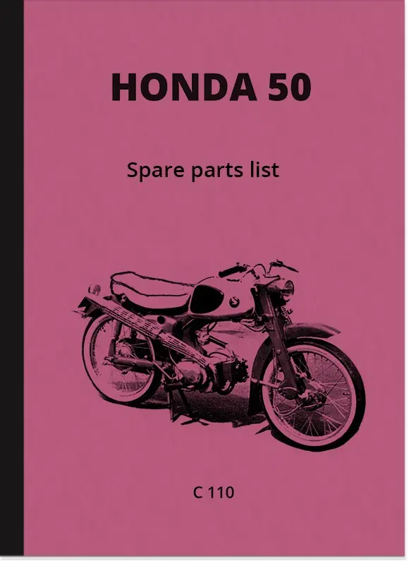 Honda 50 ccm C 110 Ersatzteilliste