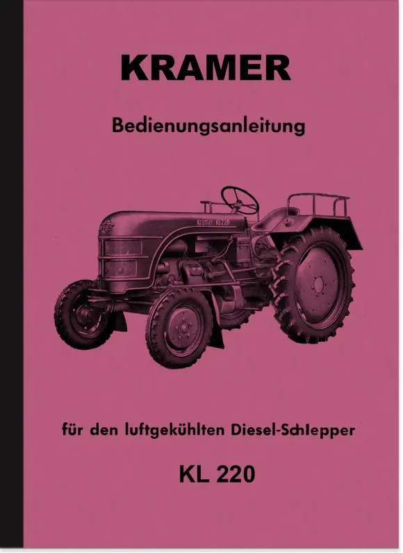 Kramer KL 220 KL220 Operating Instructions Operating Manual