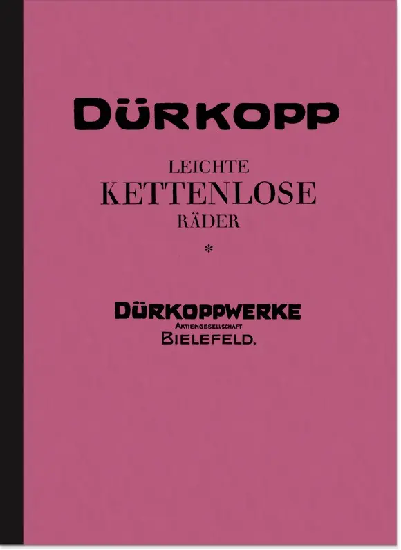 Dürkopp Diana Fahrrad Fahrräder Beschreibung Broschüre Katalog