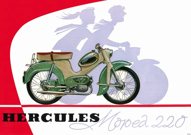 Hercules moped type 220 Poster Picture