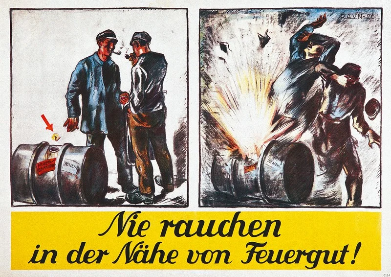 Occupational Safety Safety Instructions Poster Warning Note - Number 6