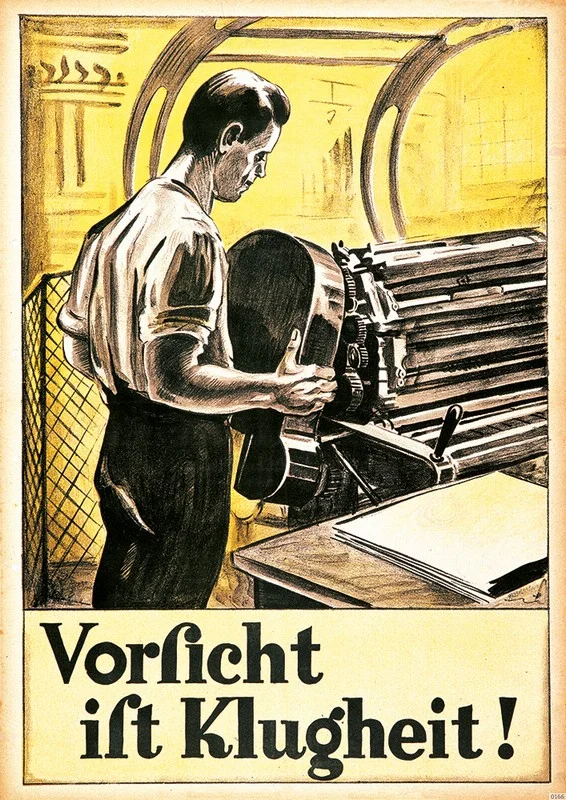 Occupational Safety Safety Instructions Poster Warning Note - Number 21