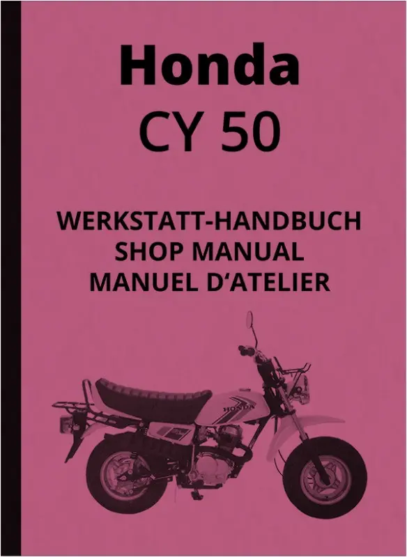 Honda CY 50 Reparaturanleitung Werkstatthandbuch