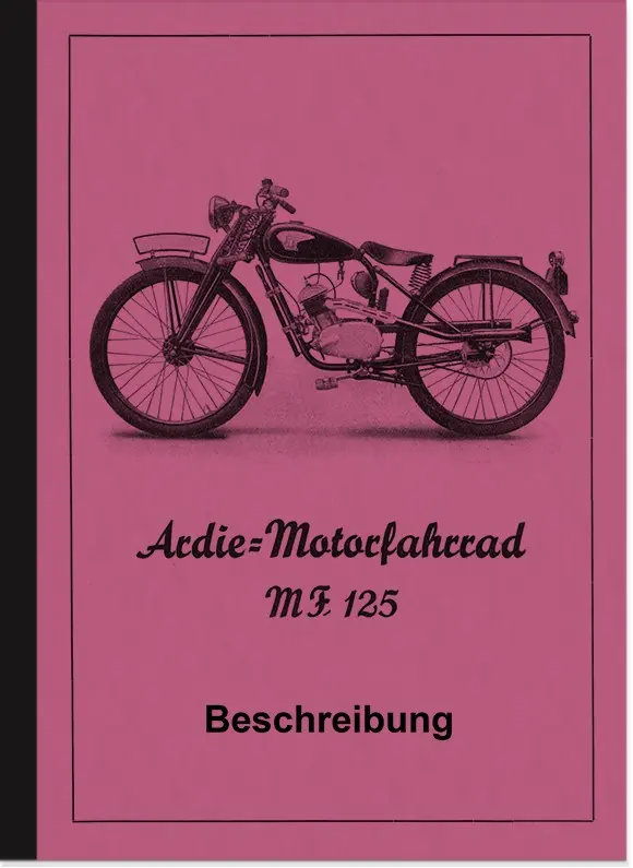 Ardie MF 125 Motorbike Description Brochure