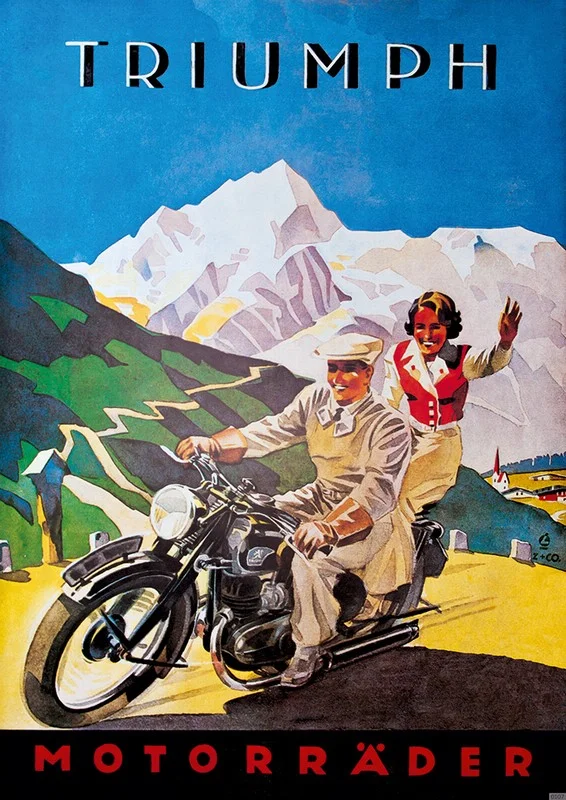 Triumph motorcycle motorcycles Poster Picture