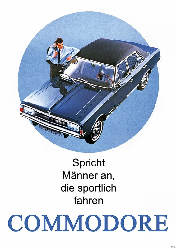 Opel Commodore A Poster