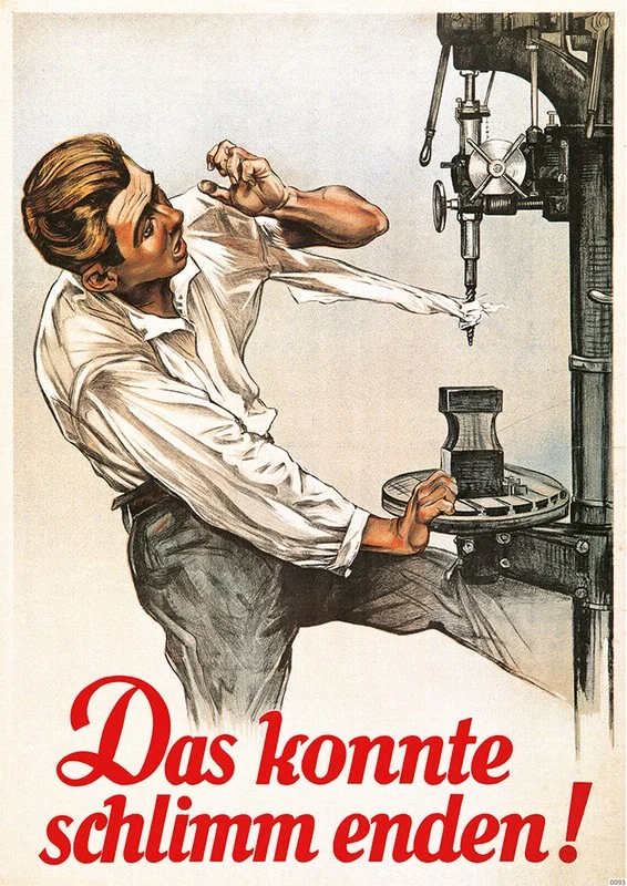 Occupational Safety Safety Instructions Poster Warning Note - Number 2