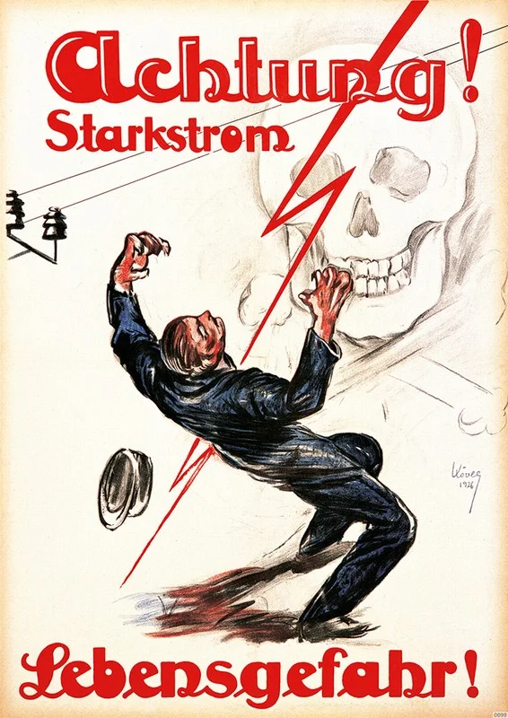 Arbeitsschutz Sicherheit Sicherheitshinweis Poster Plakat Warnung Hinweis - Motiv 3