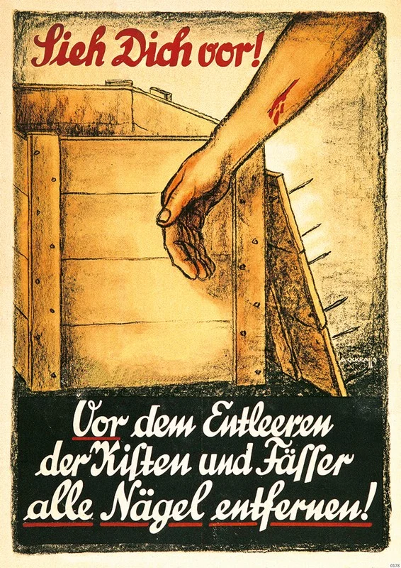 Occupational Safety Safety Instructions Poster Warning Note - Number 33