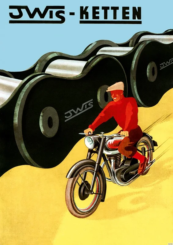 Iwis Ketten Poster Werbung Reklame Kette