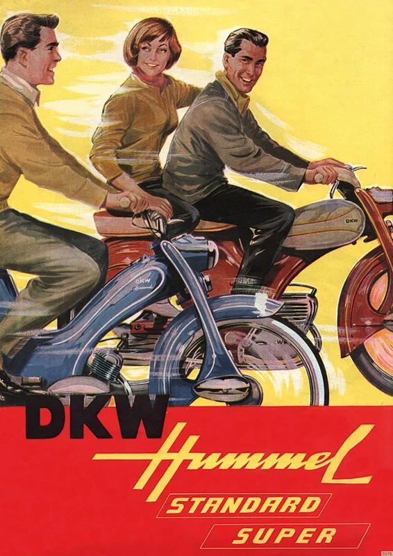 DKW Hummel Standard Super Moped Poster