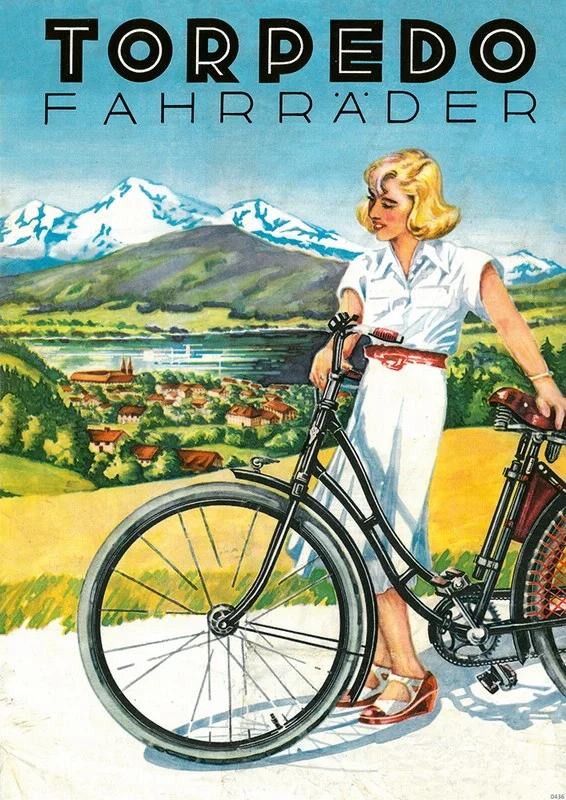 Torpedo Fahrräder Fahrrad Poster