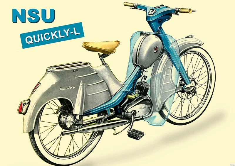 NSU Quickly-L Quickly L Moped Poster