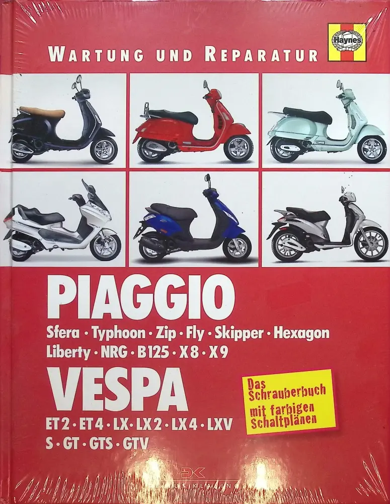 Piaggio / Vespa Wartung und Reparaturanleitung