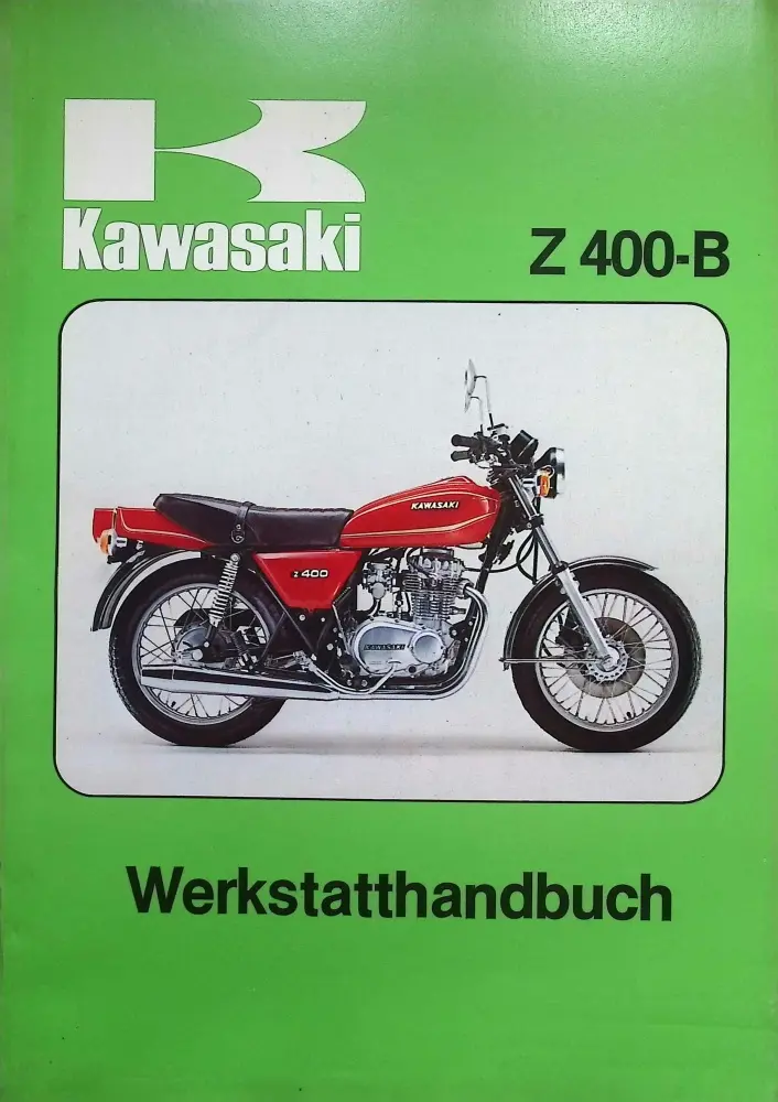 Kawasaki Z 400-B Werkstatthandbuch Original Reparaturanleitung