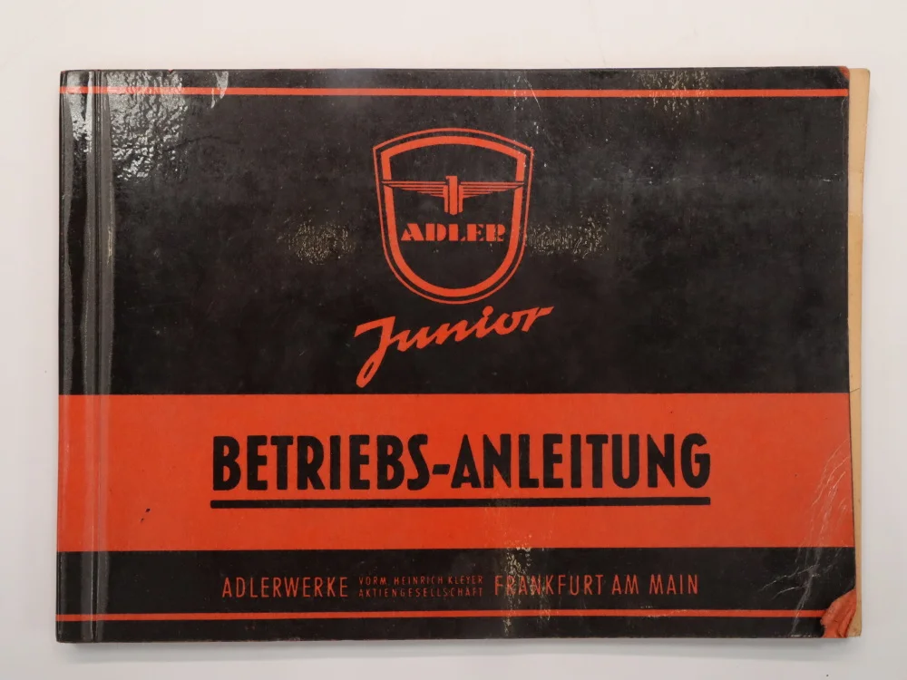 Adler Junior MR100 Roller original Bedienungsanleitung