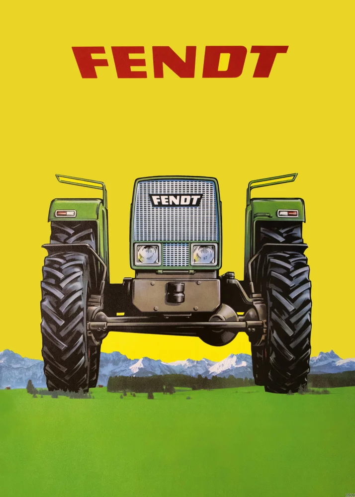 Fendt Traktor Schlepper Poster Plakat